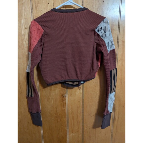 Free People Cropped Patchwork Cardigan Size S - Picture 10 of 15